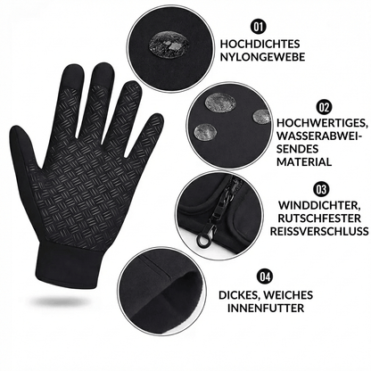 Wasserdichte Handschuhe Winter Warm Touchscreen Kompatibel