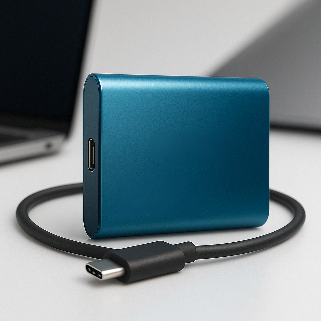 Externe SSD Festplatte 2TB USB-C Portabel